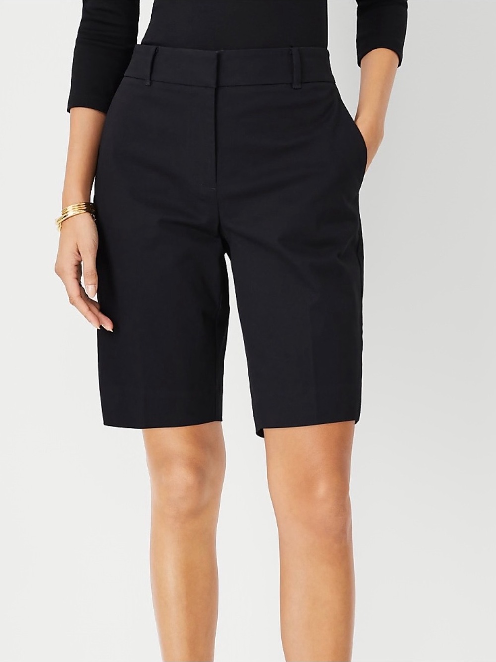 🖤NWOT🖤 Ann Taylor Black Tailored Bermuda Shorts